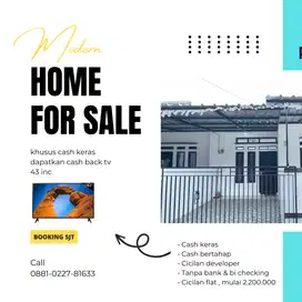 Rumah baru murah  lokasi bandung selatan