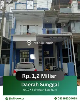 DIJUAL VILLA JALAN PERJUANGAN PERUMAHAN ELITE