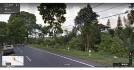 Tanah di Pinggir Jalan Nasional arah Cipanas Puncak