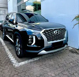 HYUNDAI PALISADE 2.2 SIGNATURE CRDI 2WD AT DIESEL 2022 Black On Red
