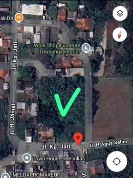 Di Jual Tanah komersial di jln H.Jamat kp.Jati Serpong Tangsel
