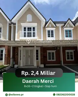 DIJUAL VILLA JALAN MERCI RAYA KOMPLEK MEDAN RESORT CITY