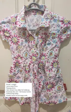 Dress anak bunga bunga coolgirl
