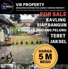 DIJUAL KAVLING DI KOMPLEK GUDANG PELURU TEBET SIAP BANGUN