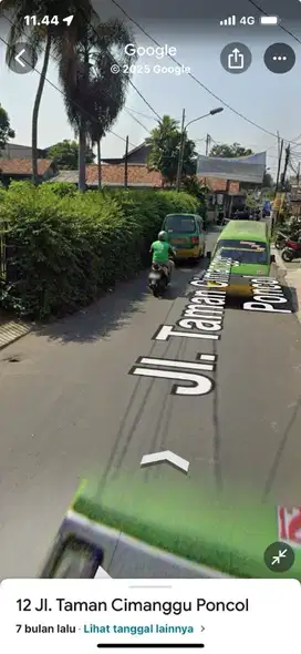 Jual Tanah pinggir jalan utama Cimanggu Bogor