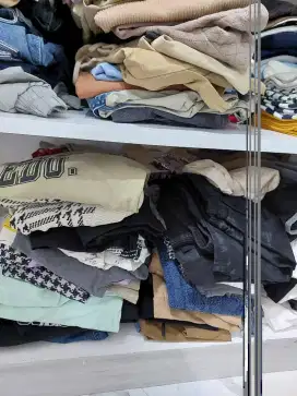 Obral cuci gudang pakaian wanita preloved 100 pcs