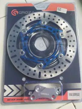 Disk Brake + Braket Nmax 260 MM Warna Blue