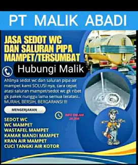 Jasa Sedot Wc Dan Saluran mampet