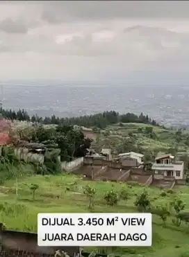 JUAL TANAH bonus villa HITUNG TANAH, samping dago resort