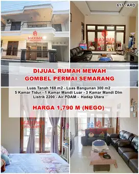 Jual rumah mewah di gombel Permai