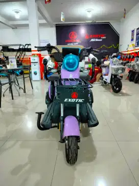 SEPEDA LISTRIK RODA 3 KUAT DAN TANGGUH