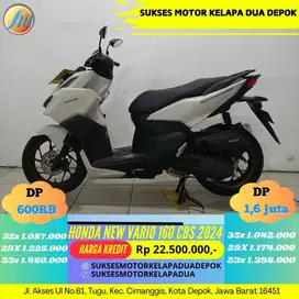 HONDA NEW VARIO 160 CBS 2024 CASH/KREDIT SYARAT MUDAH KTP/KK