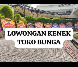 LOWONGAN KERJA KENEK PRODUKSI TOKO BUNGA
