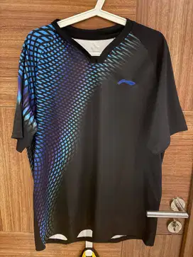 Kaos Badminton / Bulu Tangkis - Lining - Uk L (Nego & Murah)