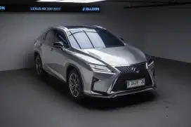 Lexus RX 200t 2.0 F Sport SUV AT 2017 SILVER Dp 2,9 Jt No Pol Genap