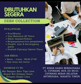 BUTUH CEPAT BAGIAN DESK COLLECTION