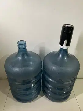 Aqua Galon kosong dapat 2 plus pompa air