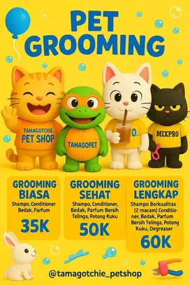 GROOMING MURAH DI TAMAGOTCHIE PETSHOP SUKODONO