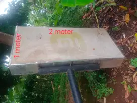 Neox box second ukuran 1 x 2 meter cover stainless tiang besar 6 in