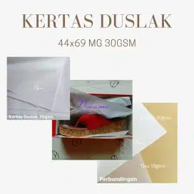 Kertas Duslak Kertas Bungkus 30gsm Ukuran 44x69cm Isi 100 lembar
