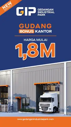 Dijual Gudang Baru Gedangan Industrial Park, district Octa