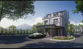 Jual Rumah TEPI DANAU 3 LANTAI +4 TAMAN di Podomoro buahbatu bandung