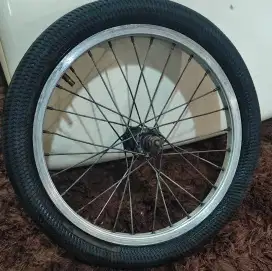 Velg dan Ban luar dalam 16 inch sepeda lipat BMX