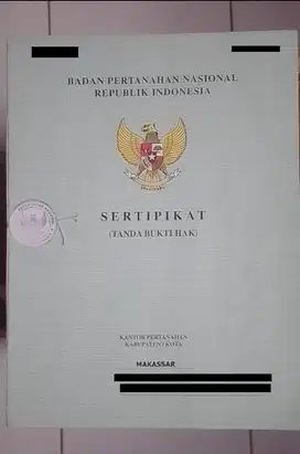 Dijual tanah bersertifikat (SHM) di Tamalanrea Makassar