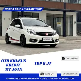 Km 26rb Honda Brio 1.2 RS MT 2017 Putih