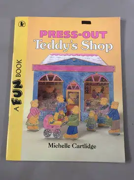 A FUN BOOK – PRESS OUT - TEDDY’S SHOP - WALKER BOOKS LONDON - PRELOVED