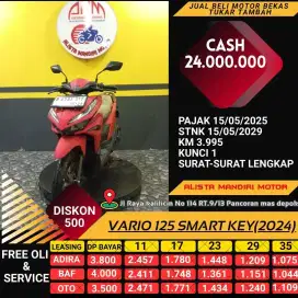 DIJUAL VARIO 125 CBS ISS SMARTKEY 2024 BAYAR VIA SHOPEE TOKPED KREDIVO