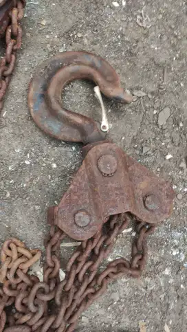 Chainblock 10 ton Merk super takada rantai pnjang 5 mtr