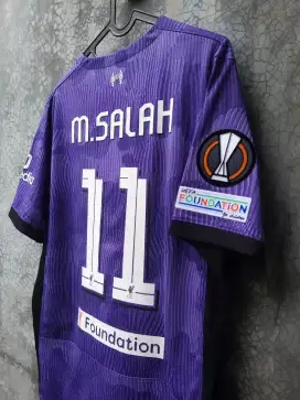Jersey baju bola lfc liverpool 2023 2024 size L ukuran third salah