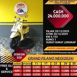 JUAL BELI GRAND FILANO NEO 2024 BAYAR VIA SHOPEE TOKPED KREDIVO DLL