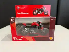 Diecast Ducati Monster+ Ekslusif Shell x Ducati