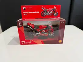 Diecast Ducati Desmosedici GP 2023 Ekslusif Shell x Ducati