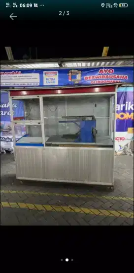 jual murah gerobak besar ukuran 2 meter