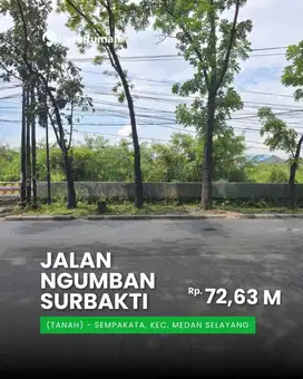 Tanah 8070 m2 Pinggir Jalan Ringroad Ngumban Surbakti Medan