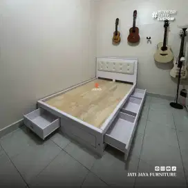 Dipan Laci Termurah / Tempat Tidur Laci / Dipan Model Knockdown