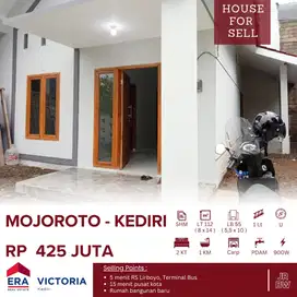 DIJUAL Rumah Bangunan Baru di Mojoroto Kota Kediri 5 menit RS Lirboyo,