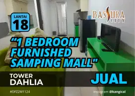 JUAL 1 Bedroom Furnished Tower D Samping Mall Apartemen Bassura City