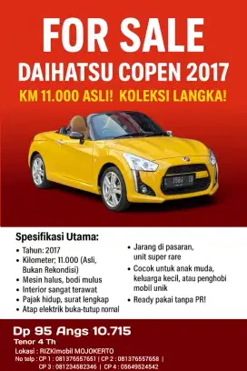 DAIHATSU COPEN KOLEKSI LANGKA HANYA ADA 10 UNIT DI INDONESIA