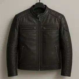 JAKET KULIT ASLI Pria Keren JAKET KULIT Motoran 100% Asli Kulit Domba