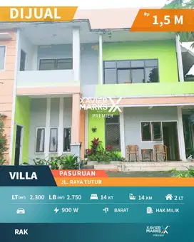 c079  Villa Nol Jalan Raya Lokasi Strategis , Tutur – Pasuruan
