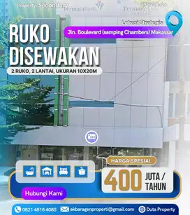 RUKO JL BOULEVARD PANAKUKANG
