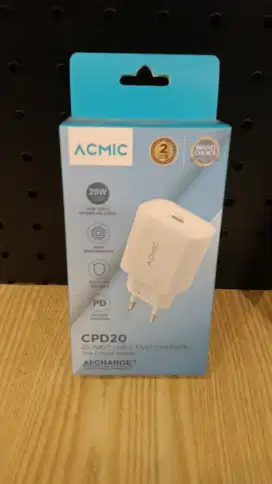 ACMIC CPD20 TYPE C 20W KEPALA CHARGER - WHITE