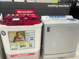 SHARP WASHING MACHINE TWIN TUBE