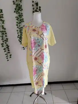 Daster kencana ungu label biru