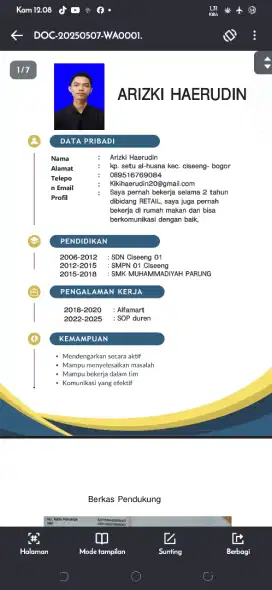 Cari pekerjaan apa saja