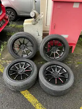 VELG CE28 R17 L8 ET33 BAN SX2 215/45